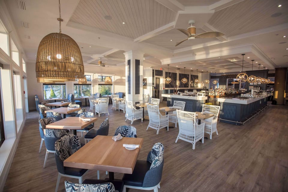 Breakfast, lunch, dinner served; American cuisine, ocean views 