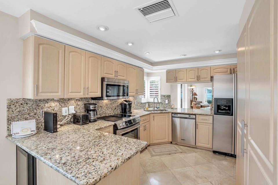 The Kitchen is Steeped in Natural Light