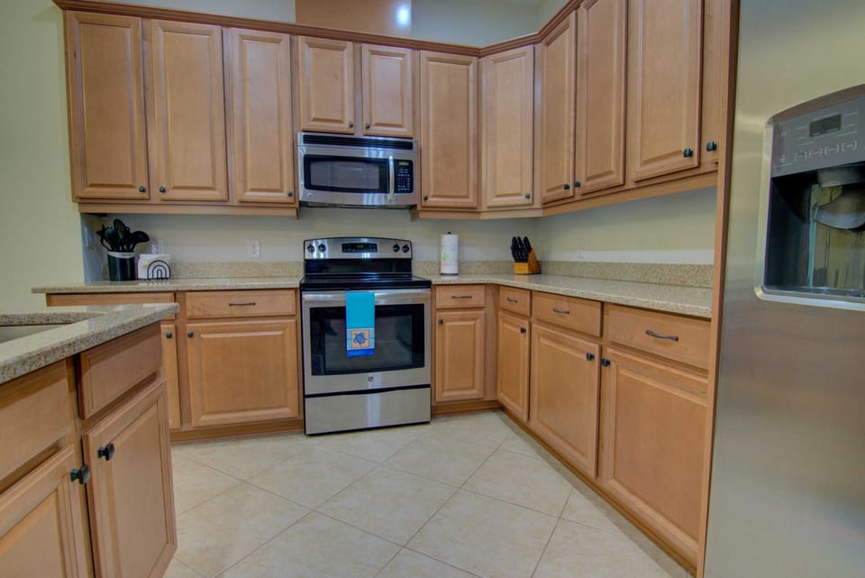 Stainless Steel Appliances in Kitchen