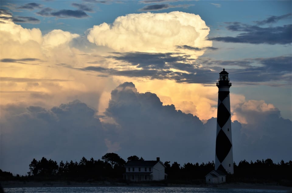 Cape Lookout Lighthouse accessible by ferry.