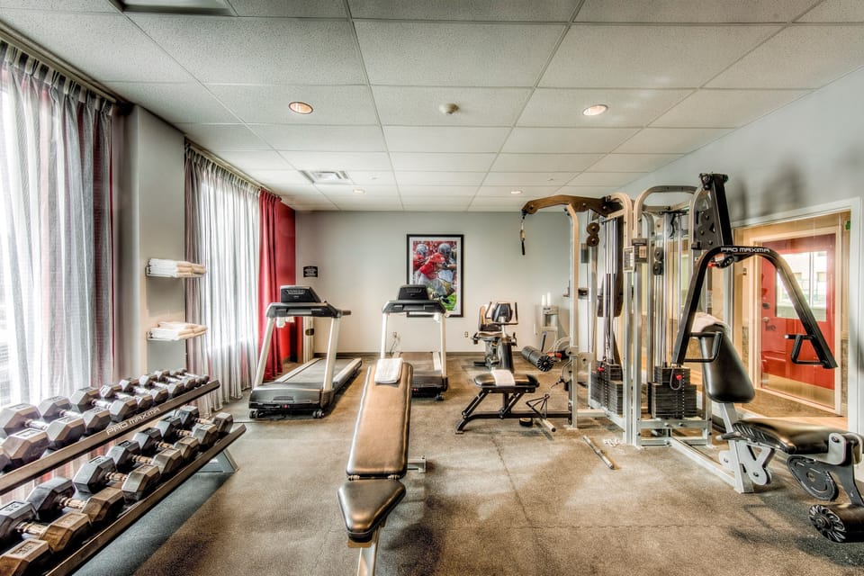 Keep up your fitness routine at the gym