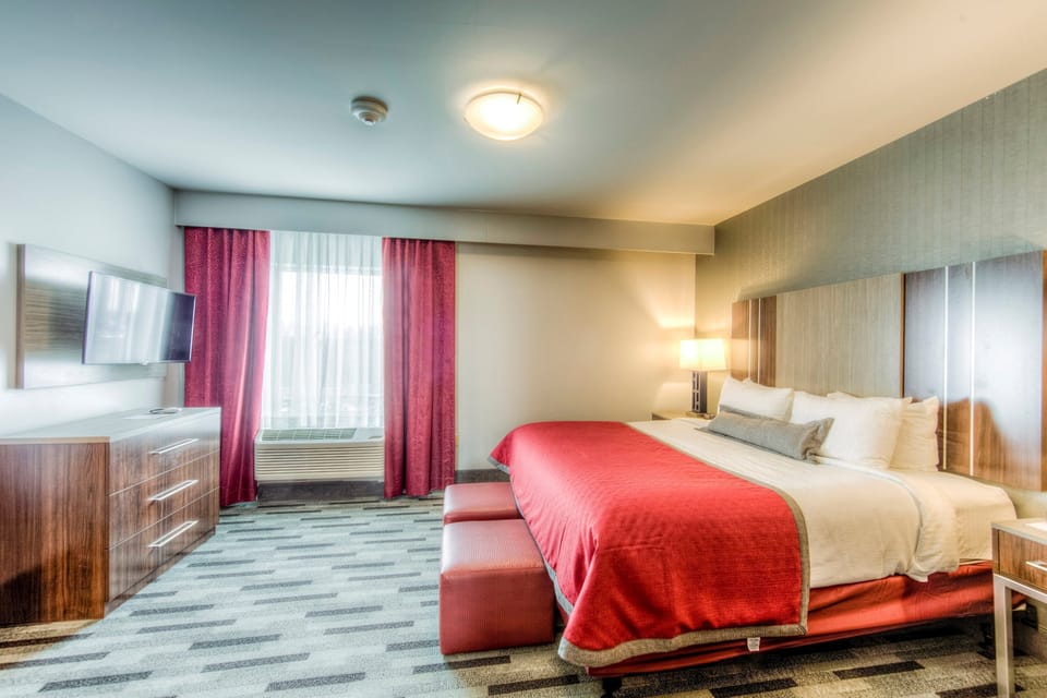 Drift to sleep in a comfortable bed after a busy day.