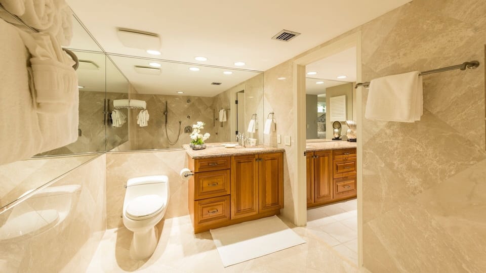 Plenty of room in the Master bath...