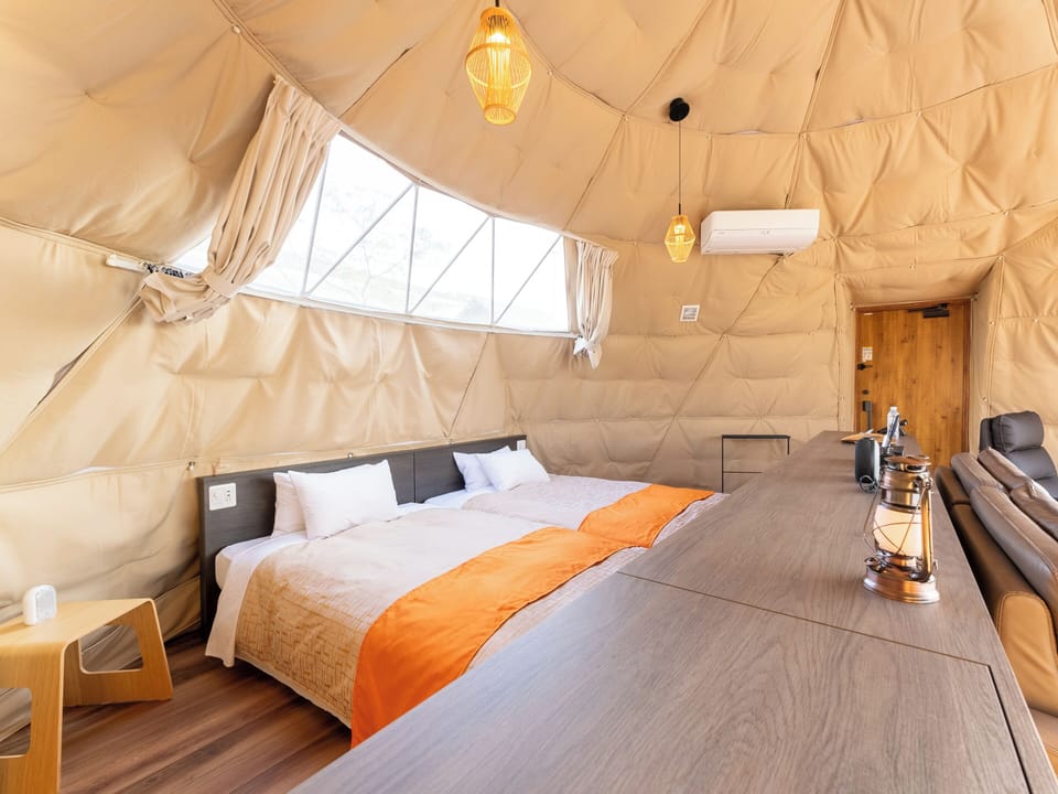 [Glamping] Pet Companion Modern Japanese Style Room 38 sqm [Shared Toilet & Bath room], Non Smoking | In-room safe, WiFi (free), bed sheets