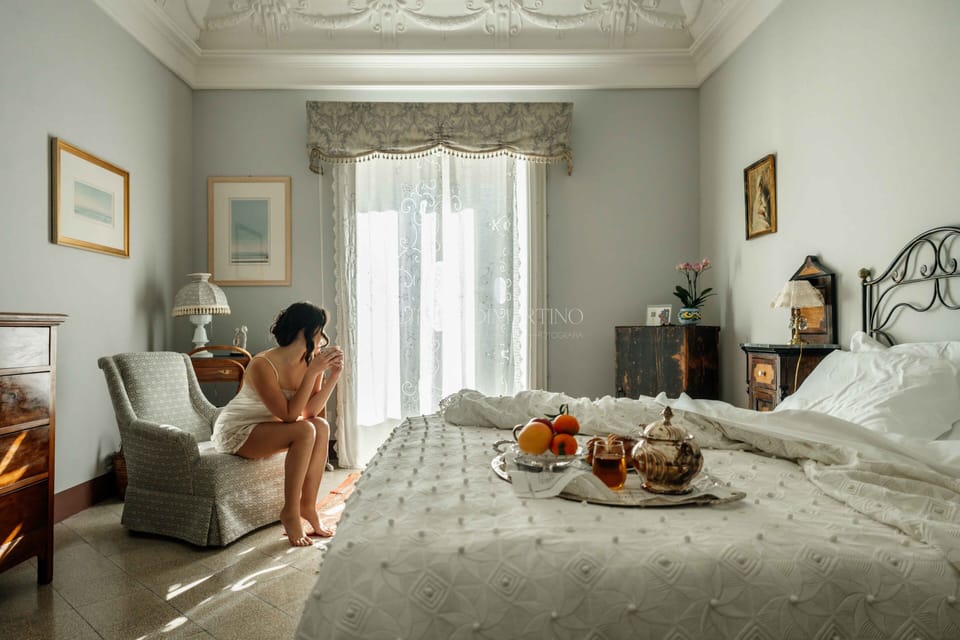 Deluxe Room (Donna Concettina) | Egyptian cotton sheets, premium bedding, down comforters
