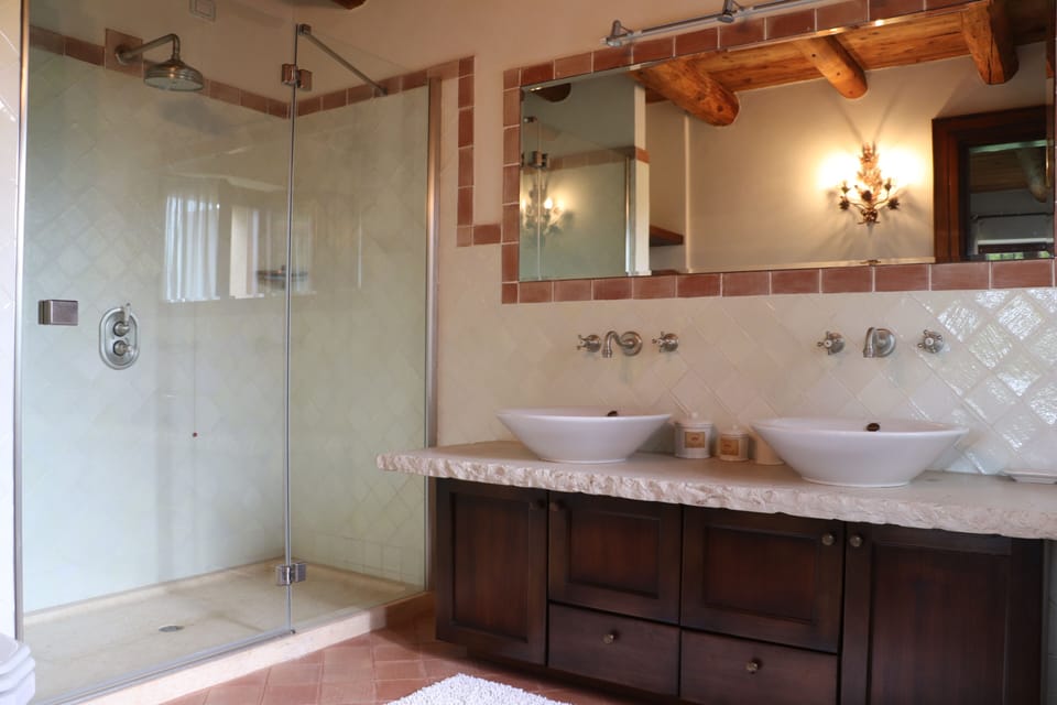Villa | Bathroom | Bidet, towels, soap, toilet paper