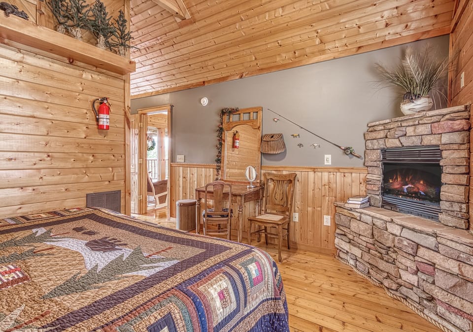 Nothing like curling up to a warm fire in the winter.