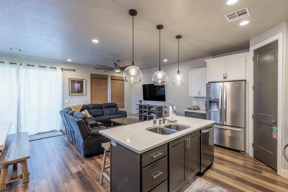 Kitchen Island View