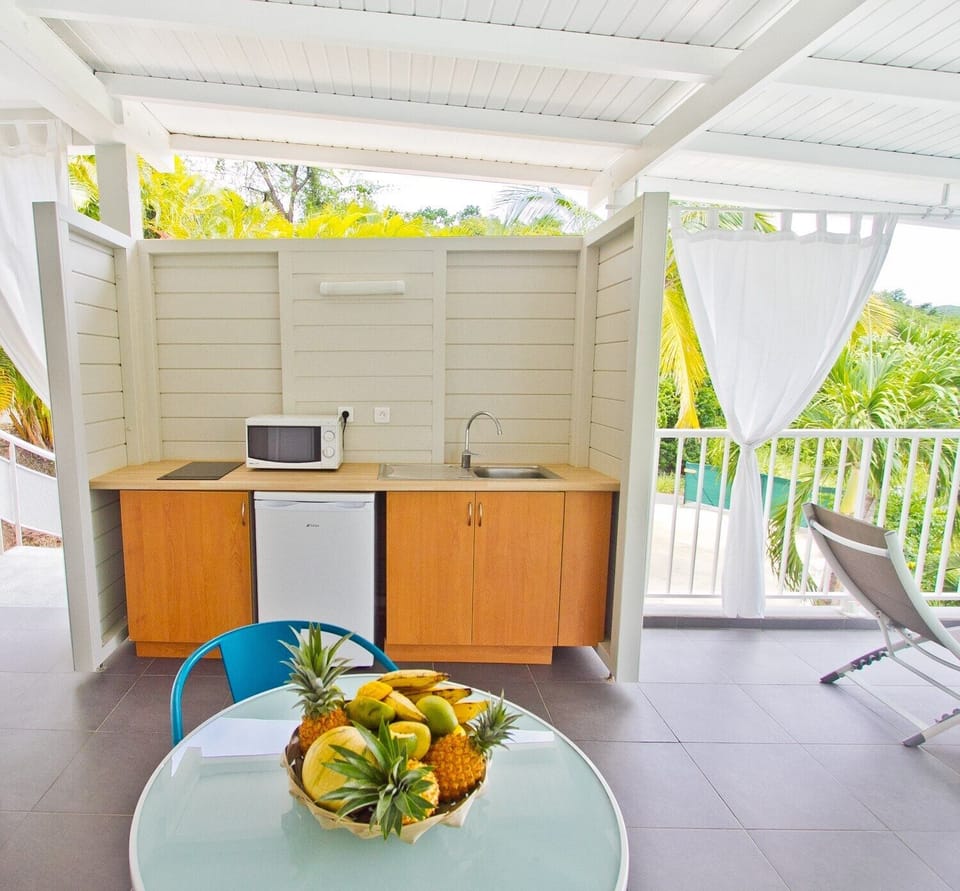 The kitchenette of Grande Anse