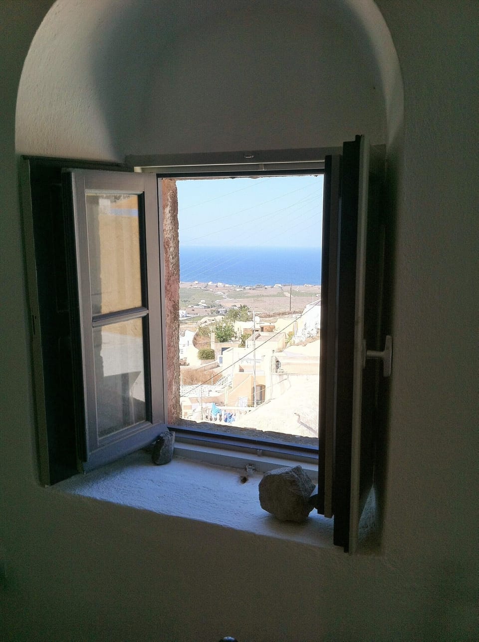 House of the 7 ships. Upper level house
View from the living room's window