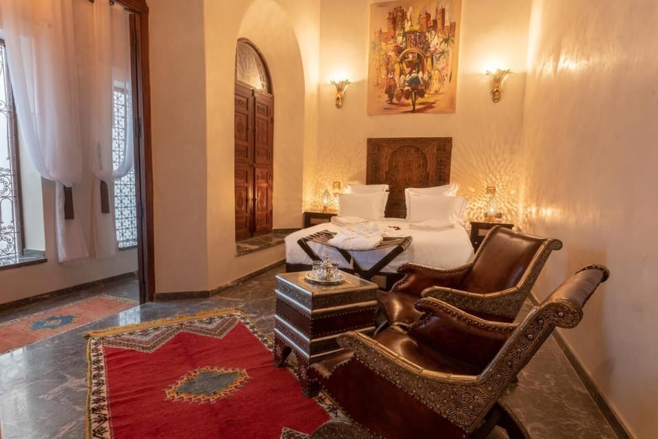 Junior Double Room, Ensuite (06 BAB KHCHICH) | Premium bedding, pillowtop beds, minibar, in-room safe