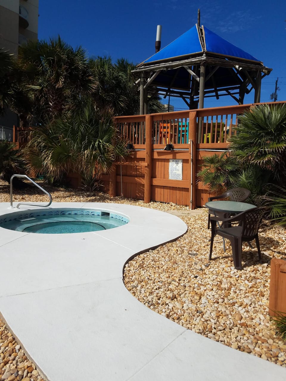 Hot tub.