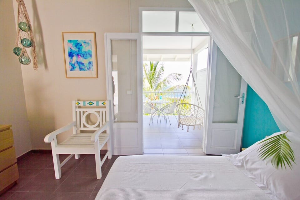 The Tillet room and access to the terrace/kitchenette