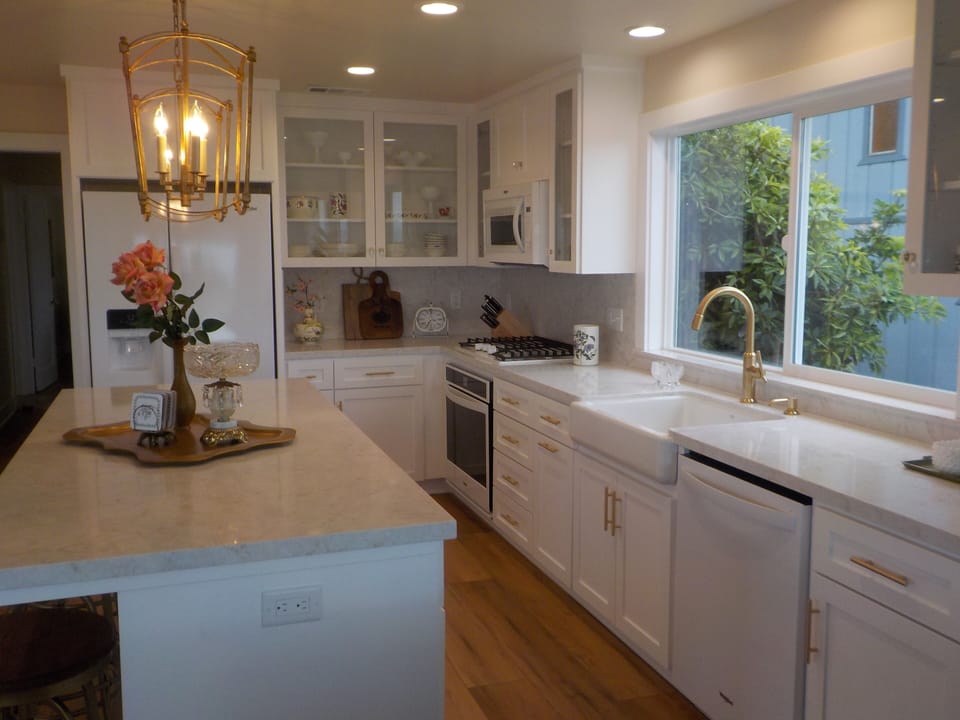 Even nice views from the Kitchen window. 