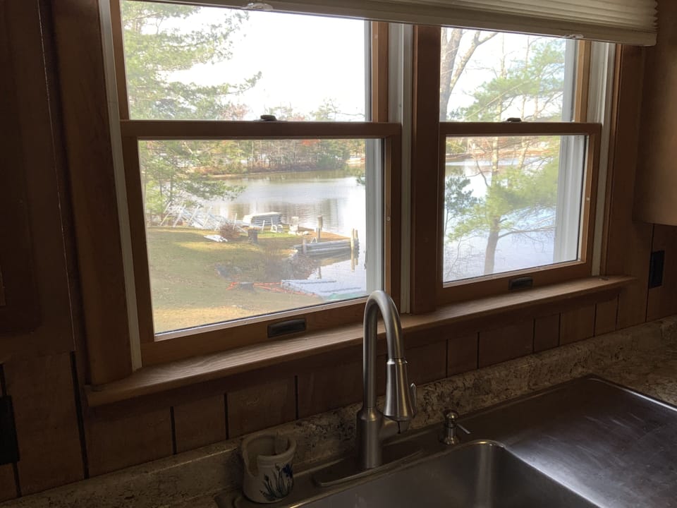 View from kitchen