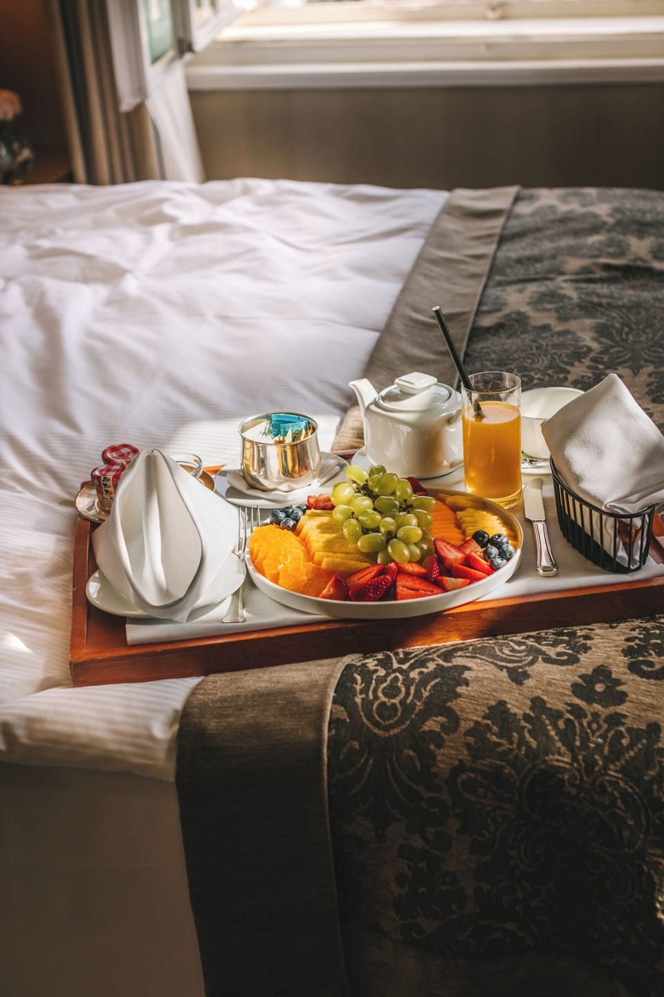 Daily buffet breakfast for a fee