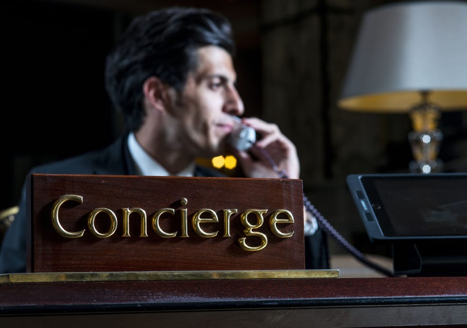 Concierge desk