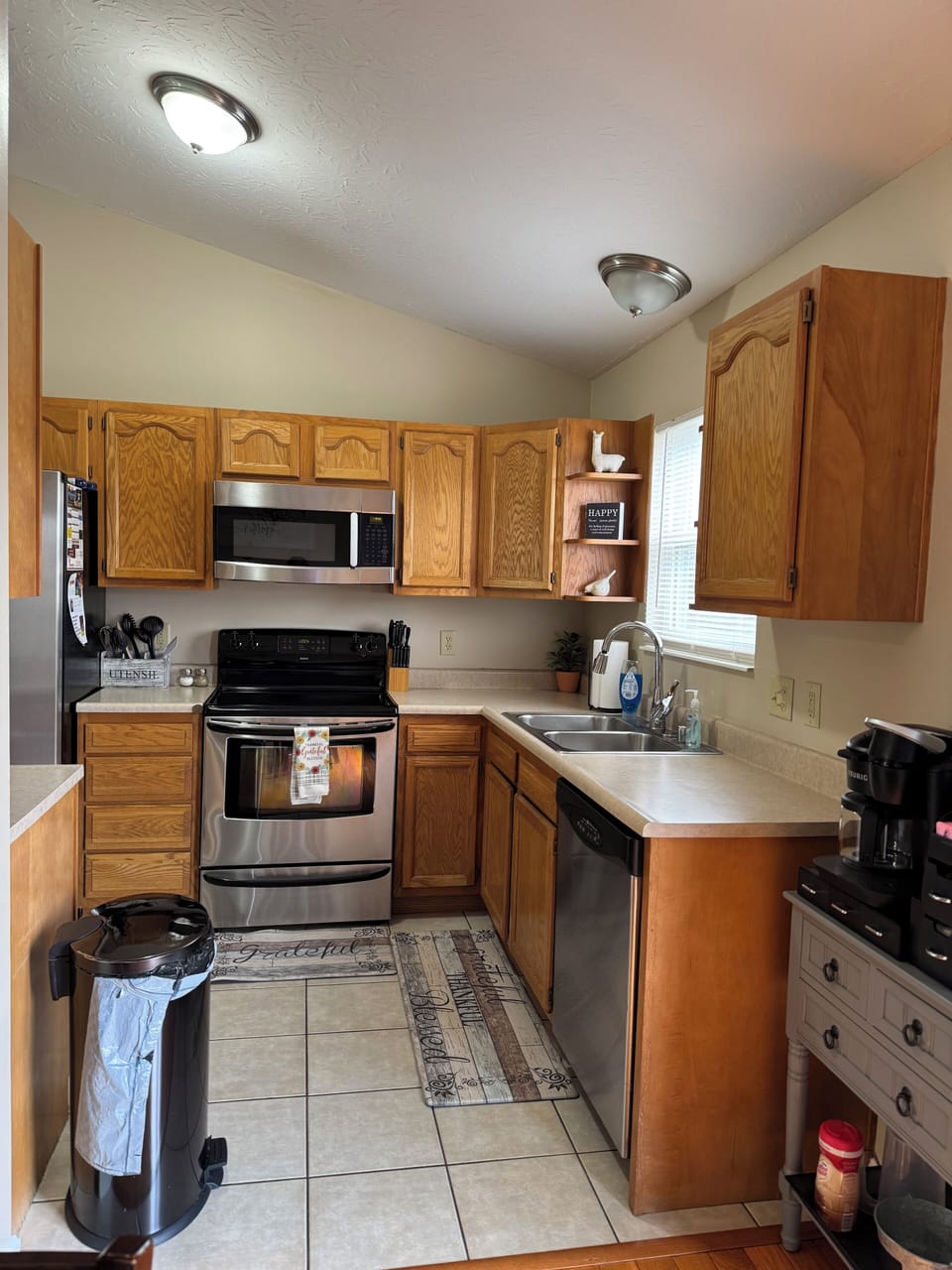 Kitchen (view from Dining Room)