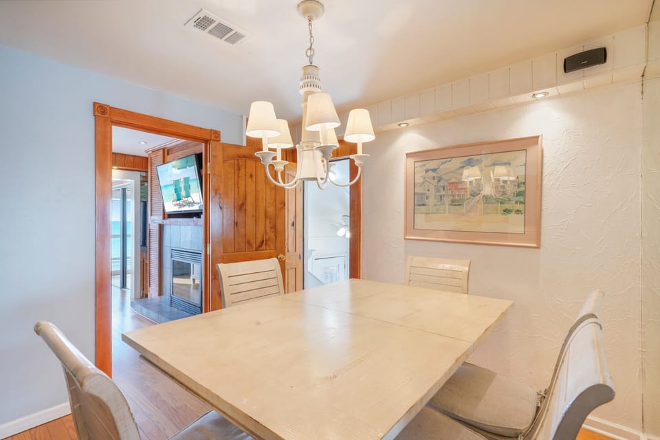Gather around the kitchen after a fun filled day on the Emerald Coast