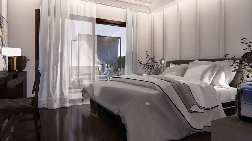 Deluxe Double Room, 1 King Bed, Jetted Tub, Sea View | Premium bedding, pillowtop beds, in-room safe, desk