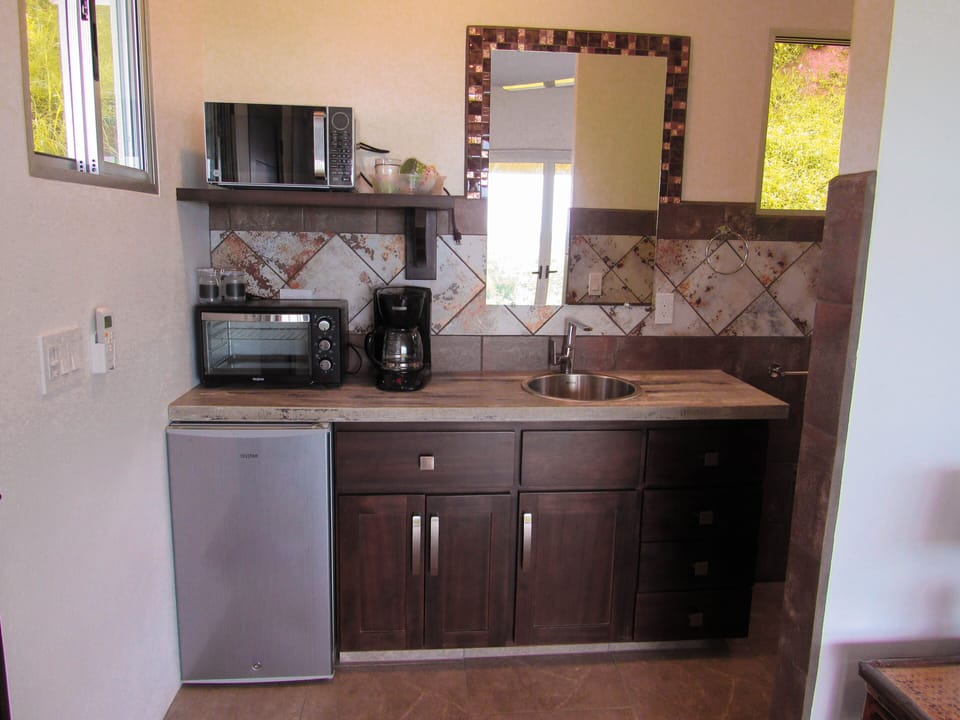 Kitchenette in Casita