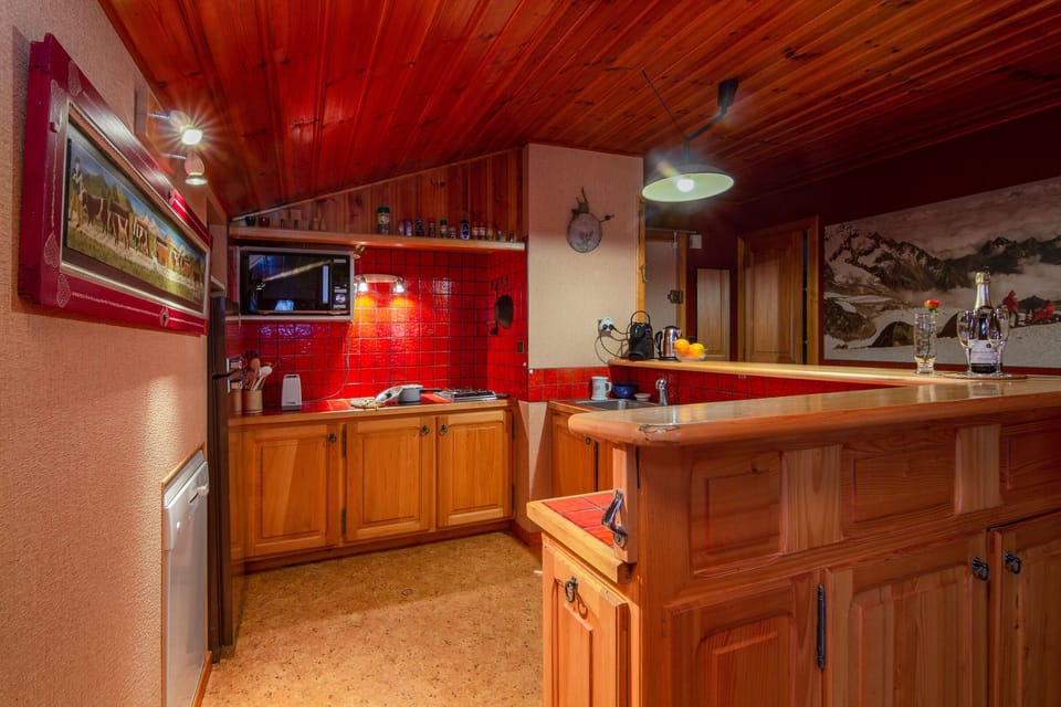 Open plan kitchen