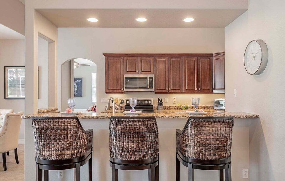 Kitchen Counter with Additional Seating