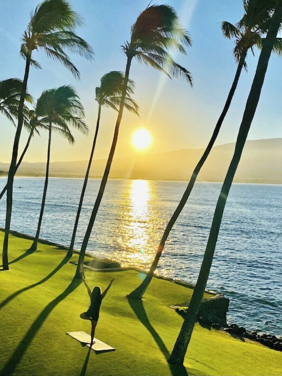 Sunrise from the balcony
