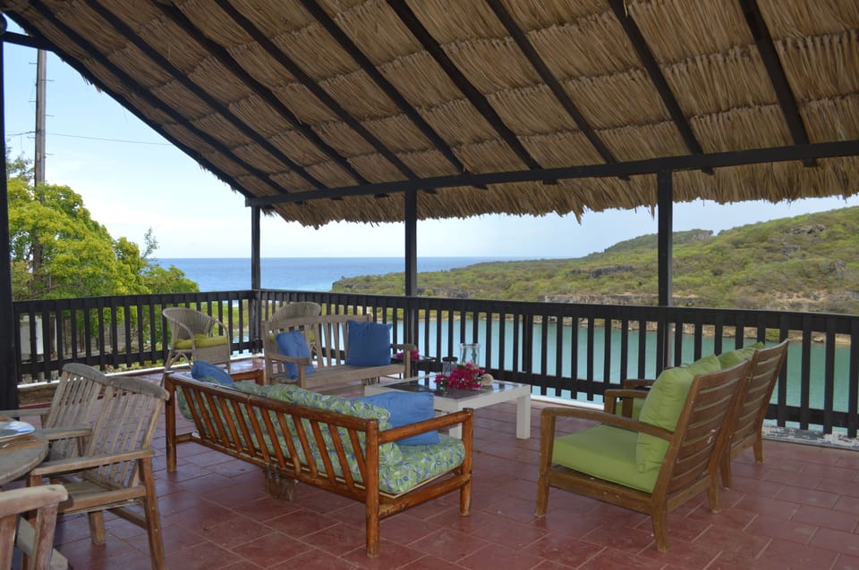 View of the ocean from the palapa