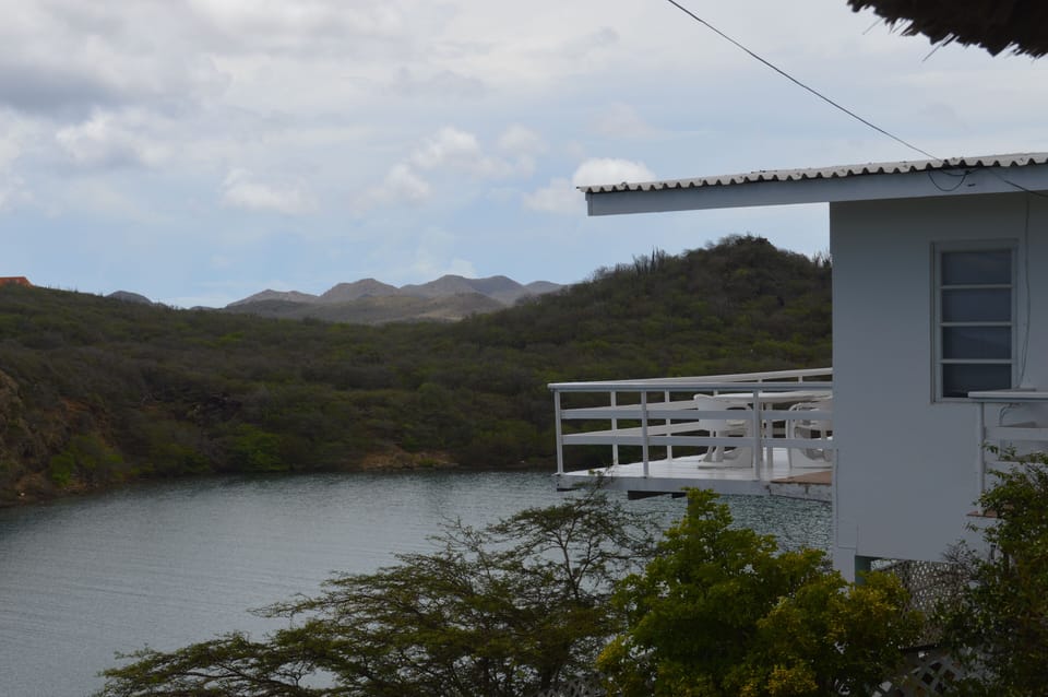 View of the balcony from the palapa