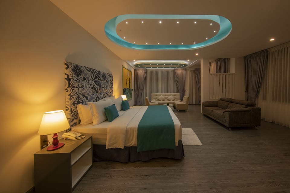 Superior Suite, Sea View | Frette Italian sheets, premium bedding, down comforters