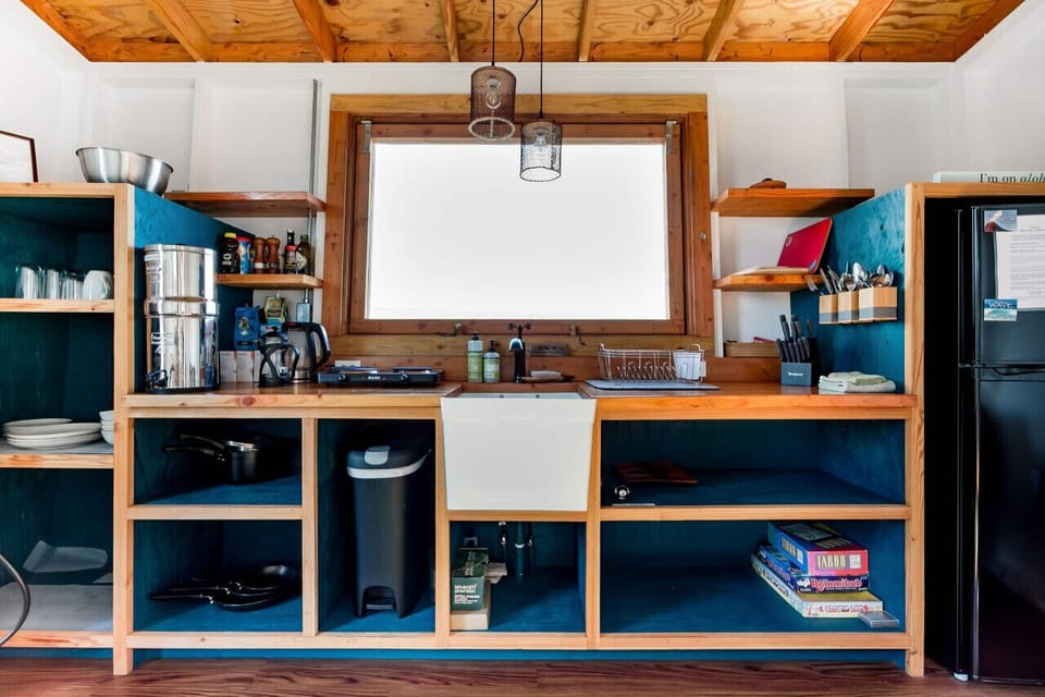 Fully equipped compact kitchen