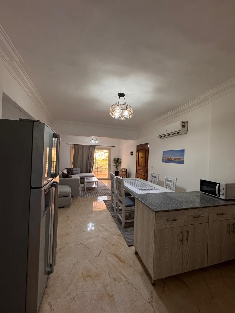 Deluxe Two Bedroom Chalet | Living area | 32-inch LCD TV with satellite channels