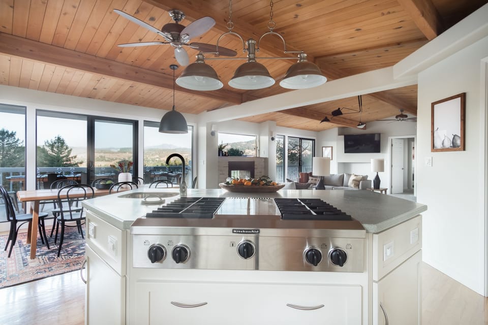 Spacious kitchen perfect for entertaining.