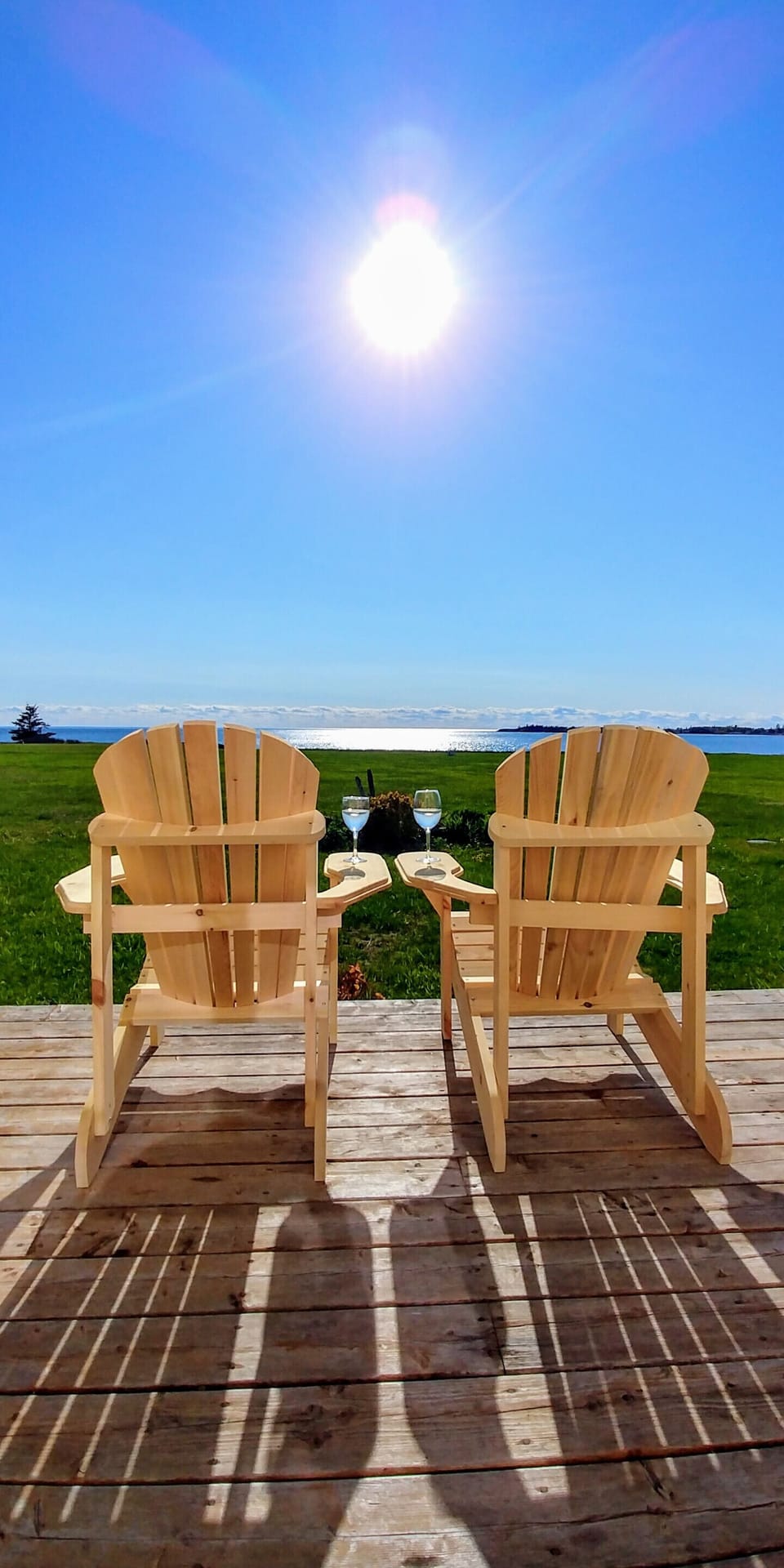 Soak in the view from the large deck.