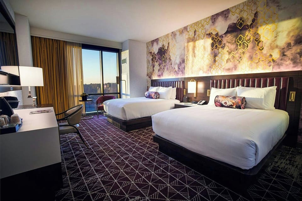 Pillowtop beds, desk, iron/ironing board, free WiFi