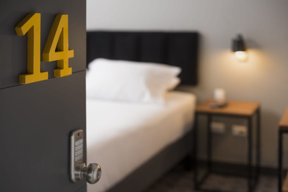 In-room safe, desk, laptop workspace, blackout drapes