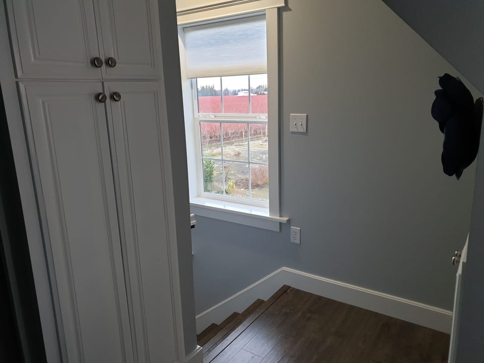 Check out an unobstructed view of the Canadian rockies from this window.