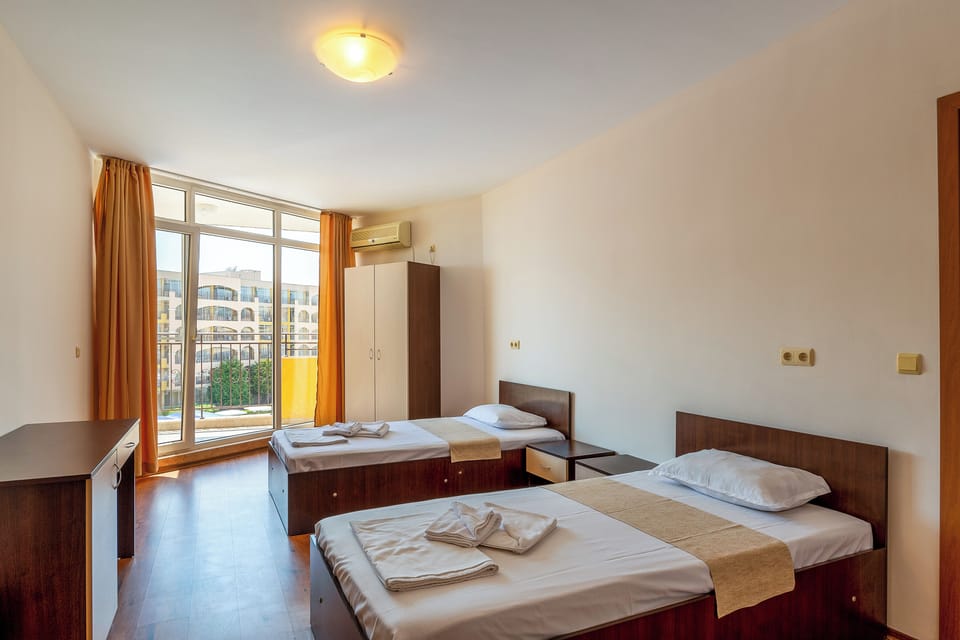 Family Room, 2 Bedrooms | Desk, laptop workspace, blackout drapes, soundproofing