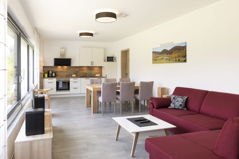 Apartment, 2 Bedrooms | Living area | Flat-screen TV