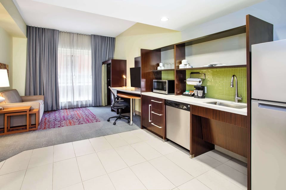 Hypo-allergenic bedding, individually furnished, desk, laptop workspace
