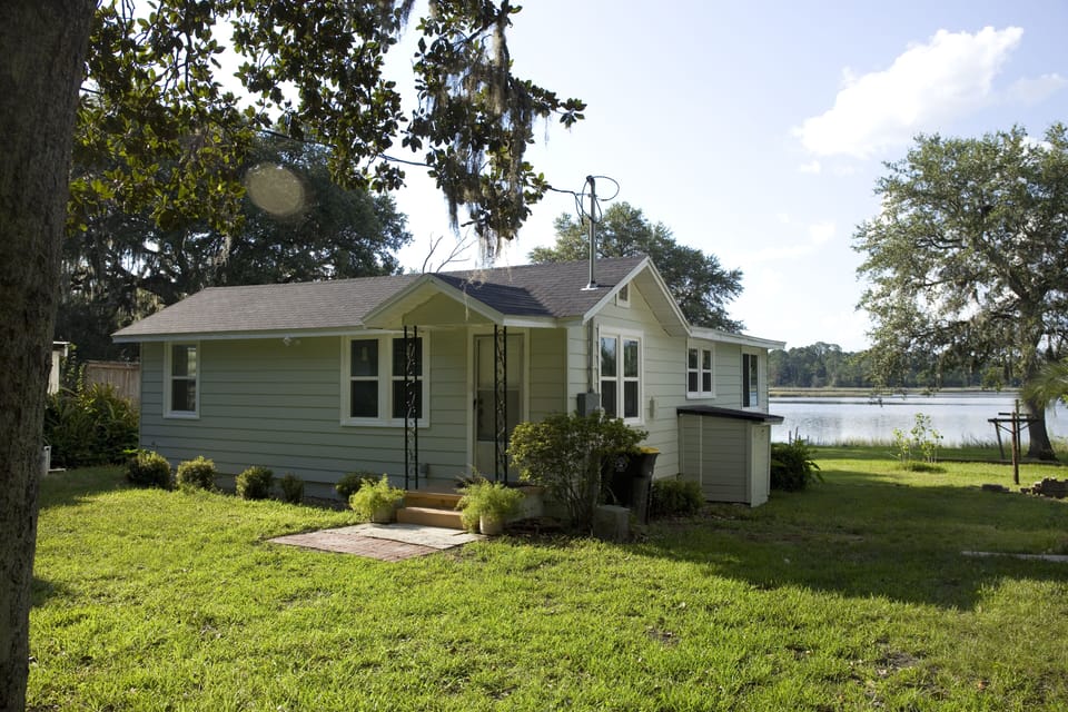 The Trout River Getaway from the front