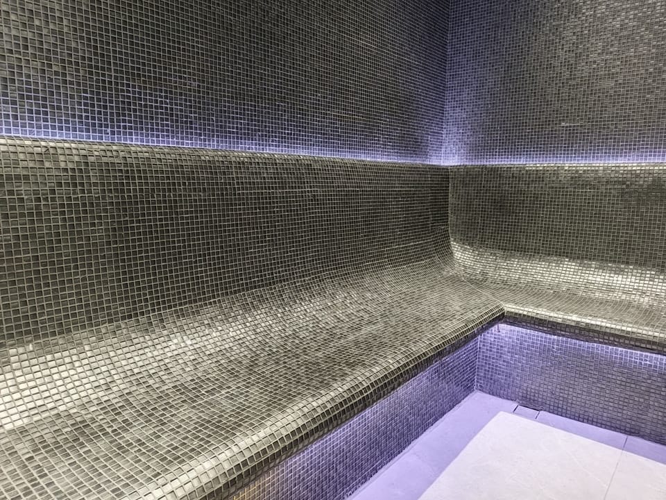 Hot tub, steam room, aromatherapy, deep-tissue massages