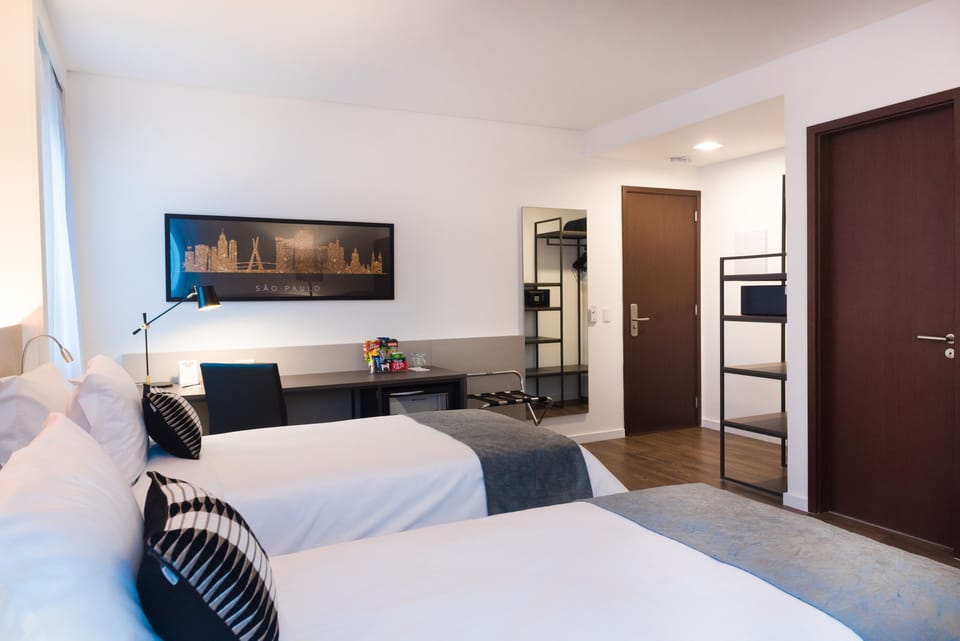 Minibar, in-room safe, desk, free WiFi