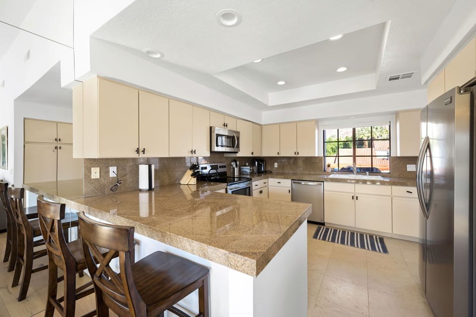 Kitchen with counters