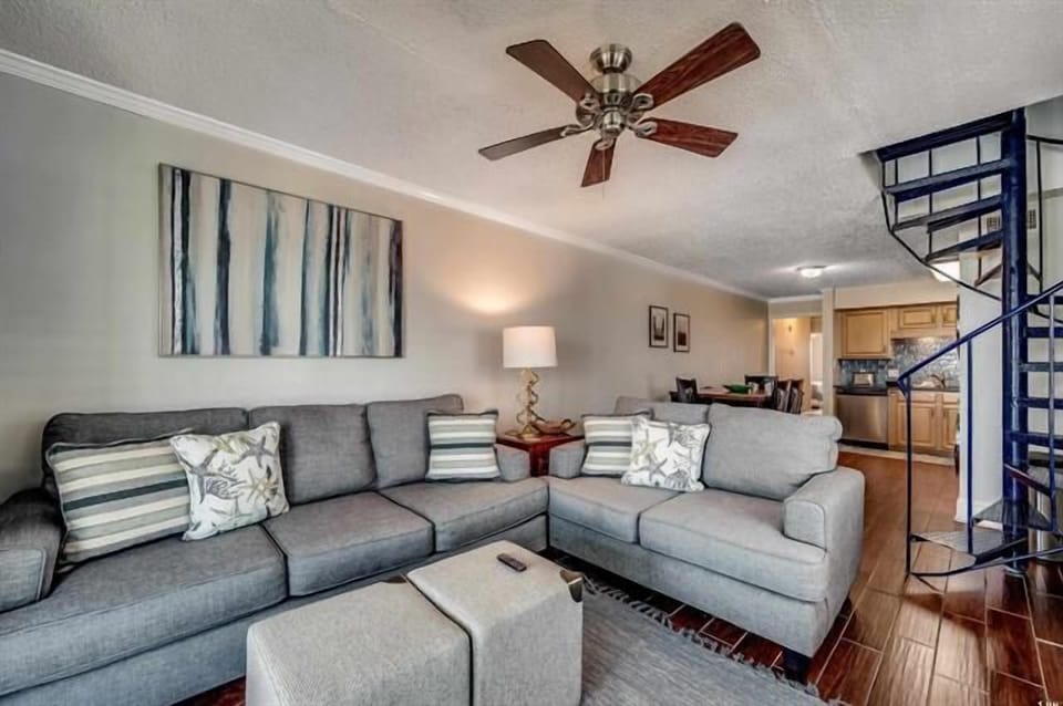 Your spacious living room features a cozy sectional sofa where you can unwind after exploring the area.