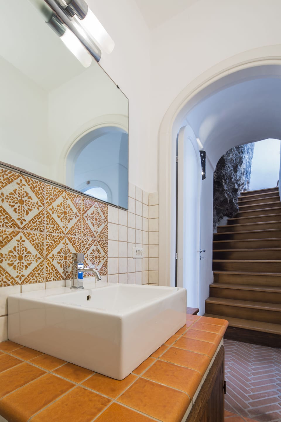 the bathroom of the master bedroom