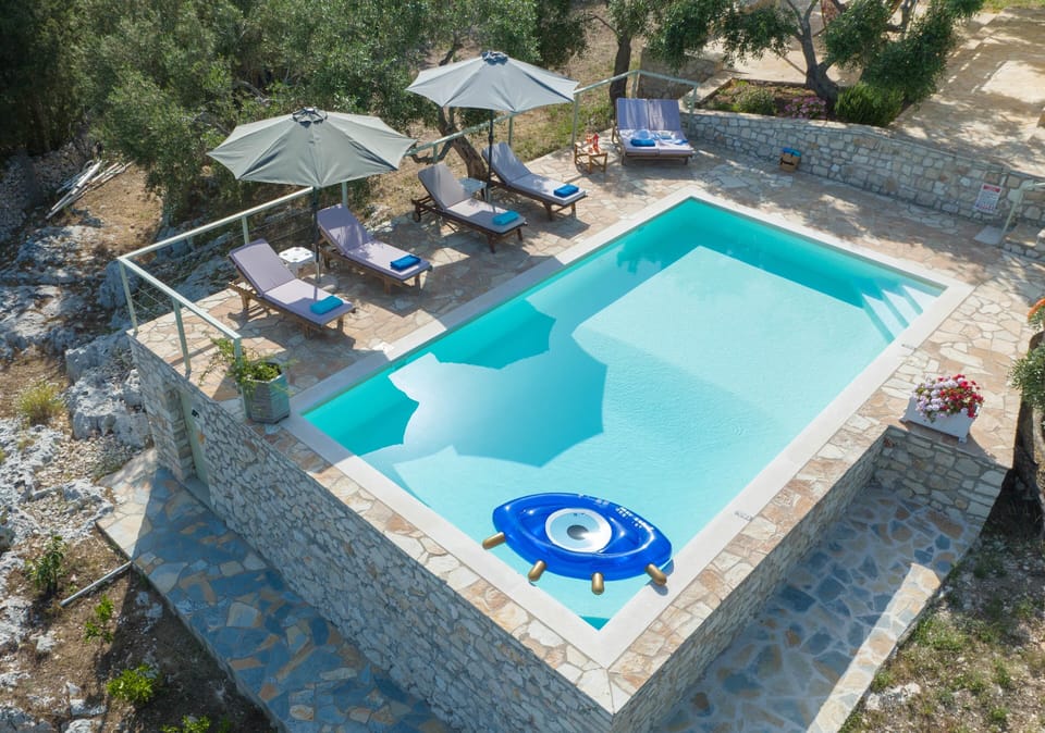 Our pool from above