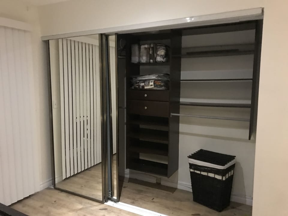 Master bedroom closet