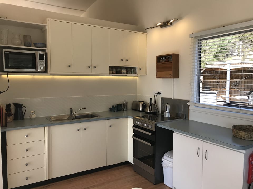 A full kitchen with everything you might need.